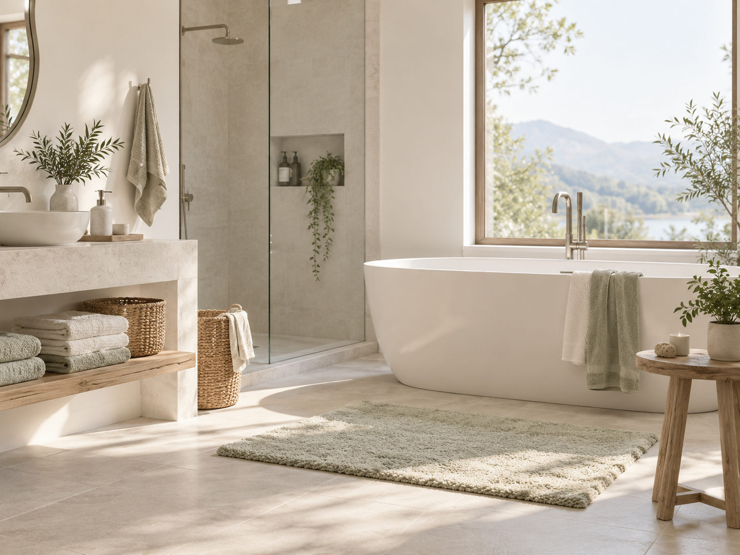 Calm bathroom