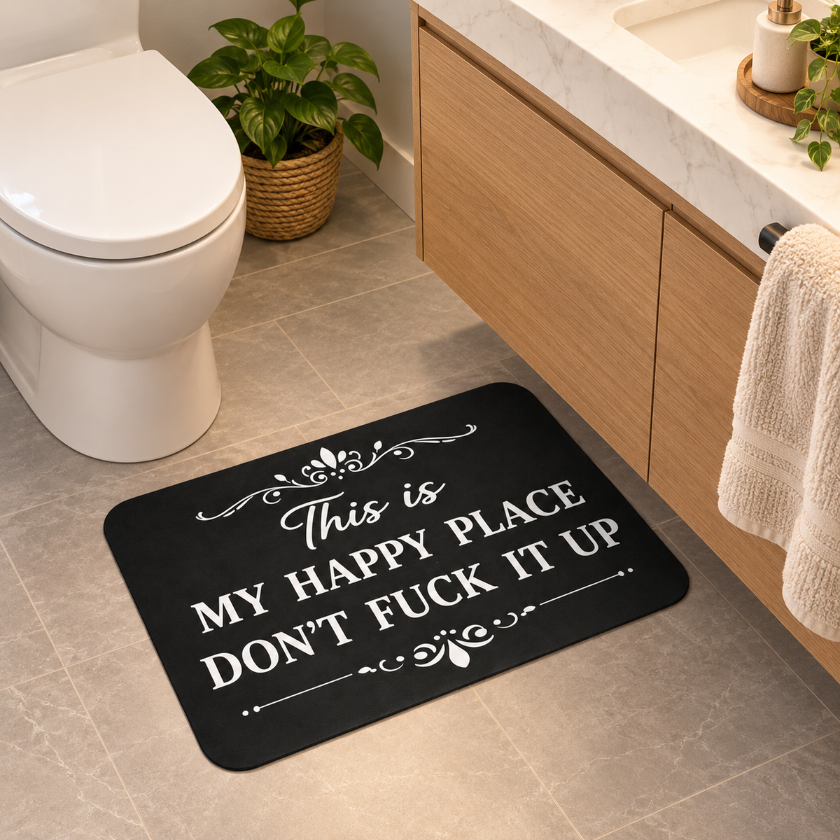 Diatomaceous Earth Bath Mat – Fun Bathroom Rugs