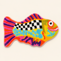 Colorful Fish-Shaped Bath Mat – Fun Bathroom Rugs
