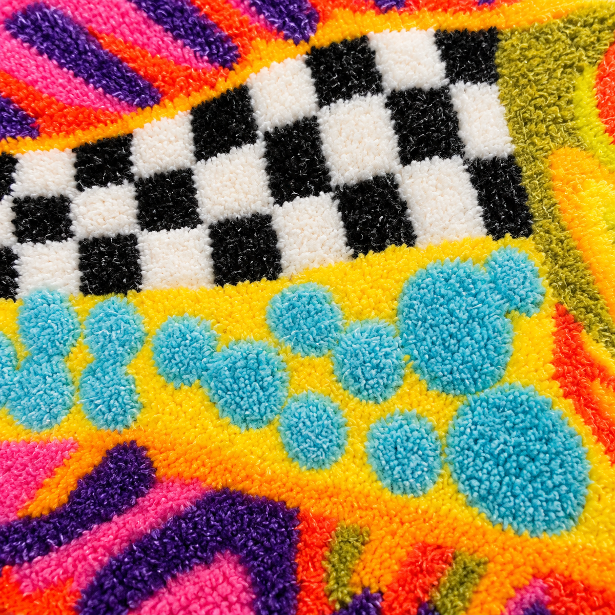 Colorful Fish-Shaped Bath Mat – Fun Bathroom Rugs